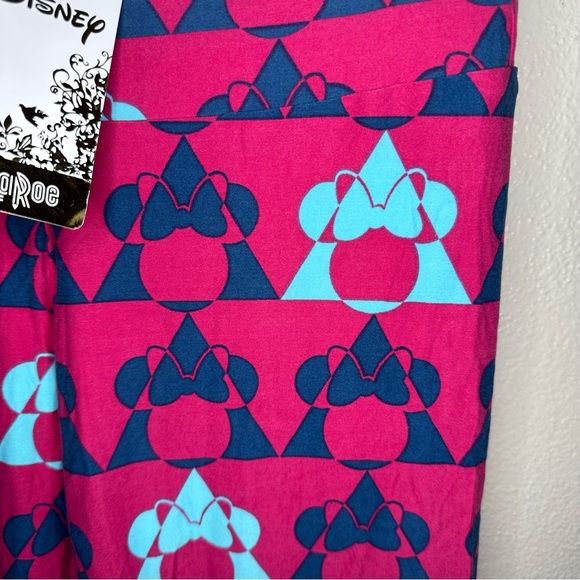LuLaRoe Disney Minnie Mouse Soft Leggings One Size - Picture 4 of 7